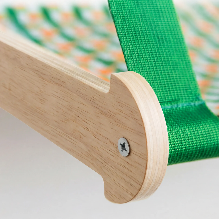 Hängende Katzenhängematte mit Saugnapf, handgewebt, atmungsaktiv