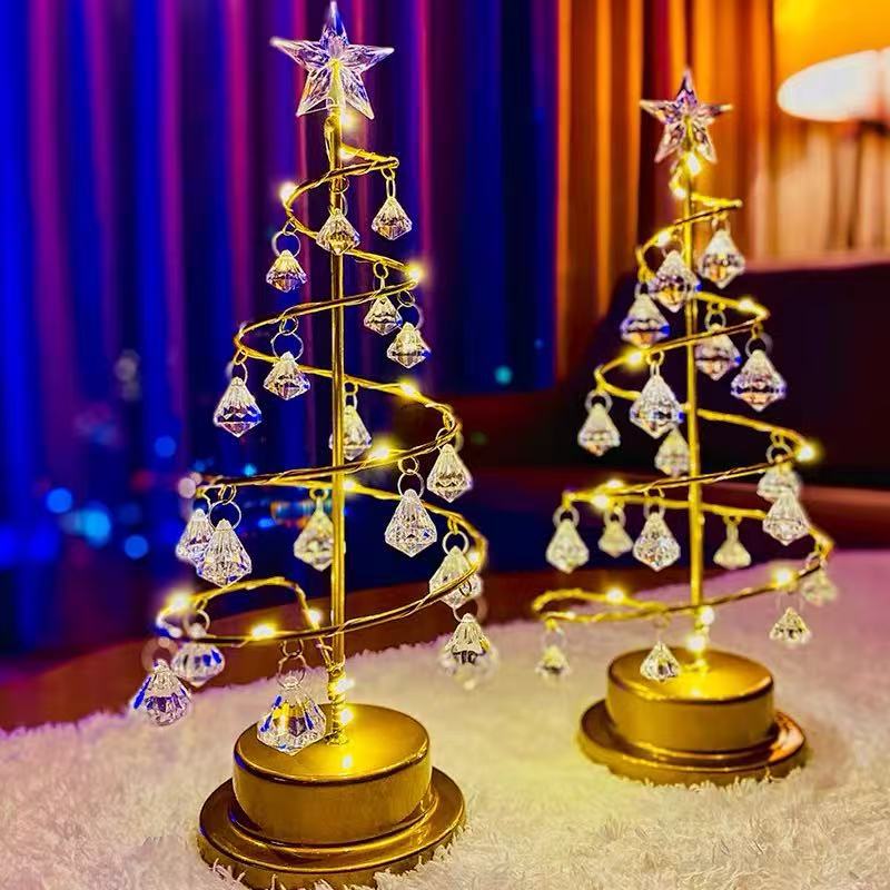 Kristallbaum-Nachtlicht mit LED