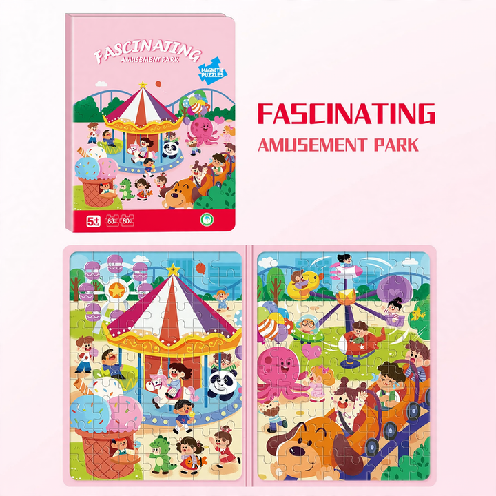 Holz-Puzzle-Set Little Explorer, 6 Motive