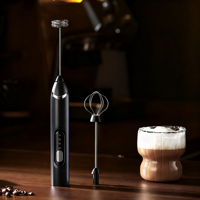 Elektrischer Milchaufschäumer, USB-C, mehrere Funktionen