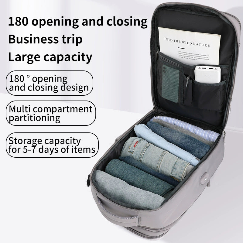 Erweiterbare Reiserucksack, 36–55 L, für Laptops