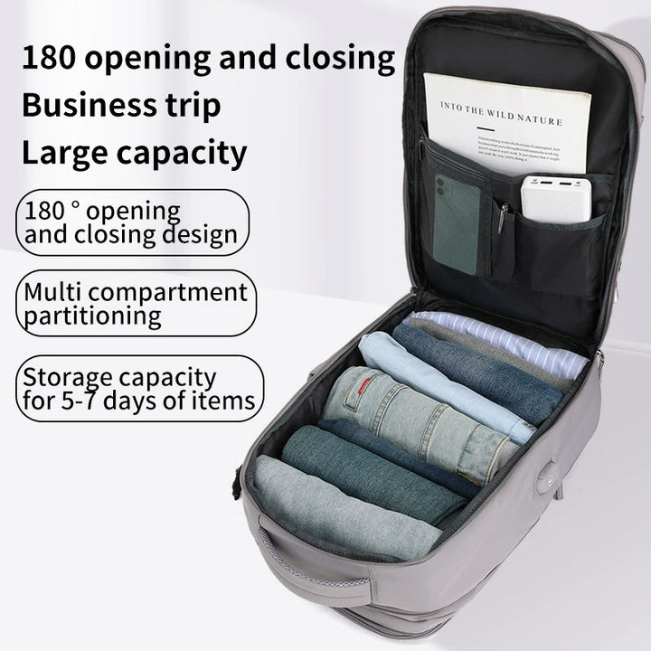 Erweiterbare Reiserucksack, 36–55 L, für Laptops