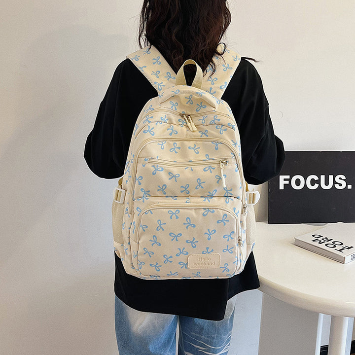 Rucksack aus Nylon, großes Fassungsvermögen, modernes Design