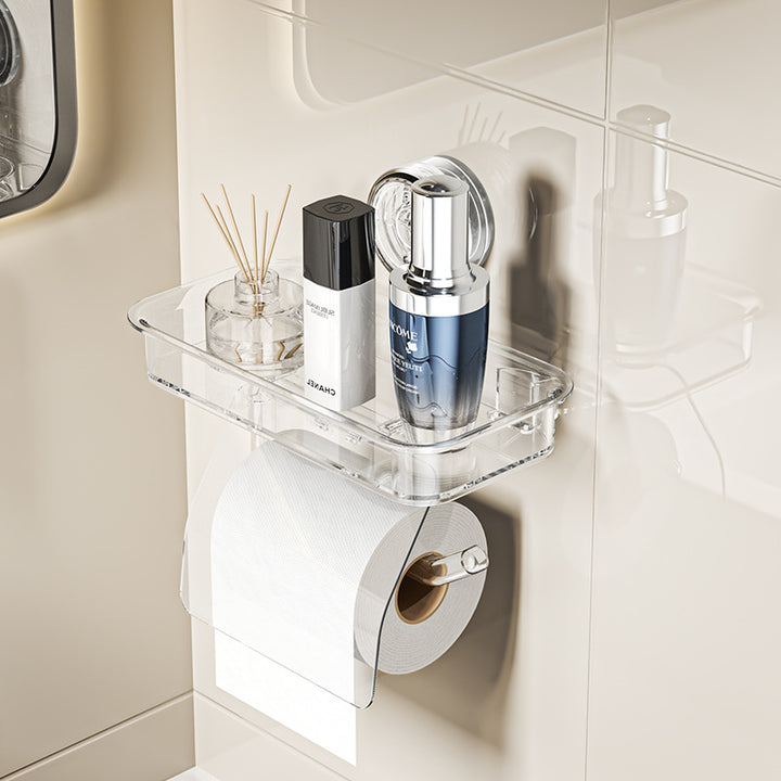Badezimmer-Papierhalter mit Saugnapf, Kunststoff, YM.6992