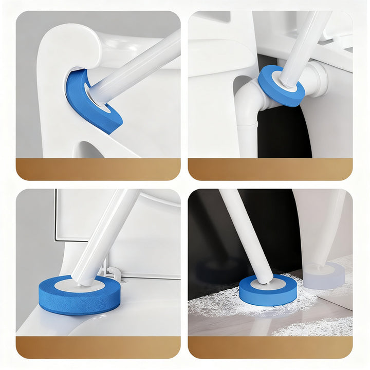 Toilettenbürste mit austauschbaren Köpfen