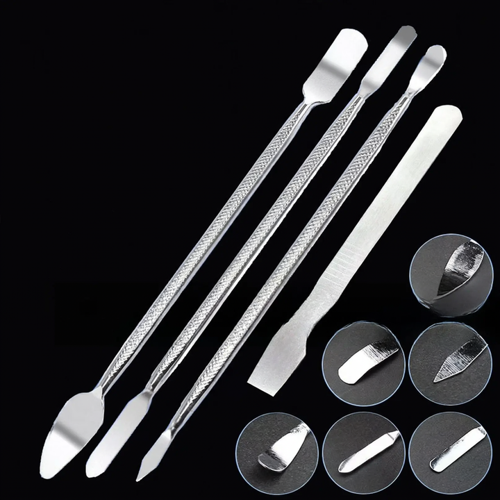 Nagel-Mischpalette aus Edelstahl, verschiedene Formen