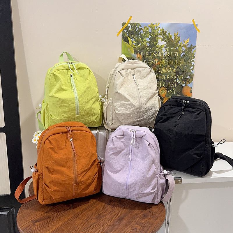 Rucksack aus Nylon, Schulstil, für Damen