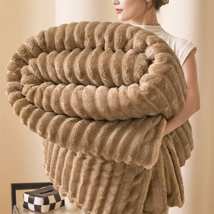 Fleece-Wolldecke, 800–1000 g, vier Jahreszeiten