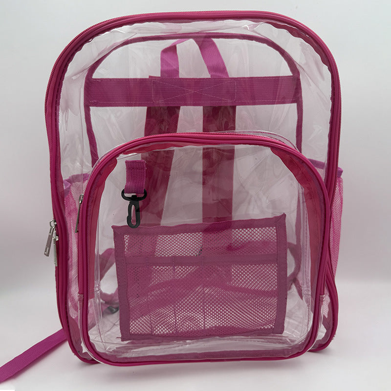 Transparenter PVC-Rucksack, wasserfest, leicht