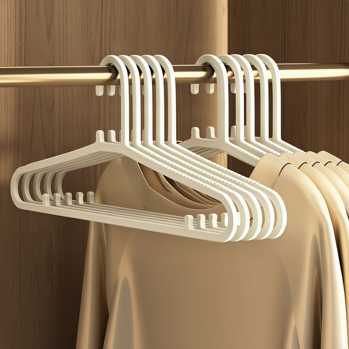Kunststoff-Kleiderbügel mit Rutschschutz, 5–50 Stück