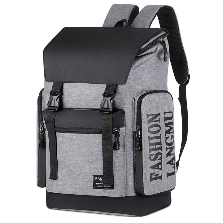 Herren-Rucksack aus Canvas, bis 16-Zoll-Laptop, atmungsaktiv