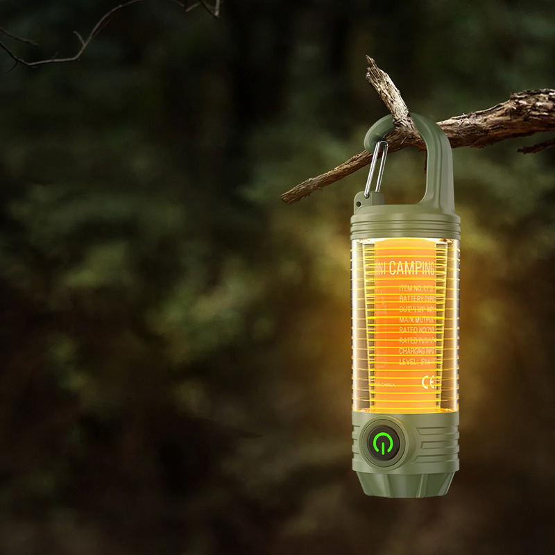 Campinglampe, LED, aufladbar, tragbar