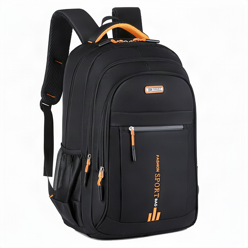 Großer Nylon-Rucksack, 36–55 L, wasserdicht und diebstahlsicher