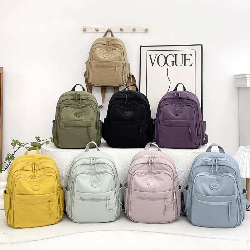 Damen-Rucksack, Nylon, große Kapazität