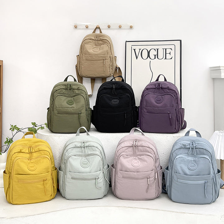 Damen-Rucksack, Nylon, große Kapazität
