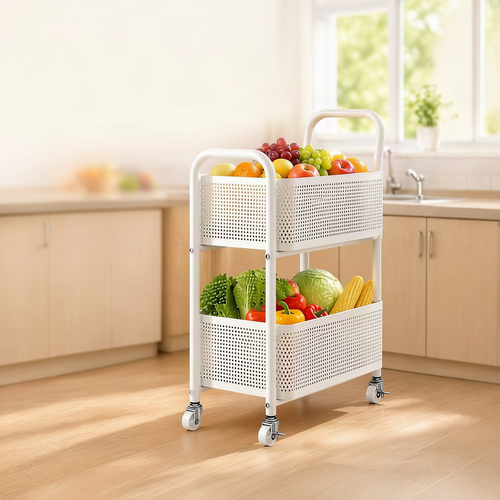 Obst- und Gemüse-Rollwagen, 2-lagig