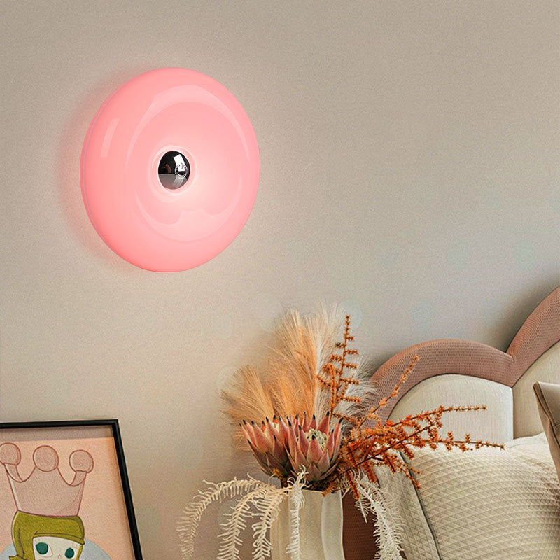 Donut-Tischleuchte mit Touchschalter