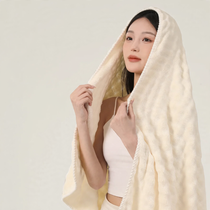 Fleece-Wolldecke, 800–1000 g, vier Jahreszeiten