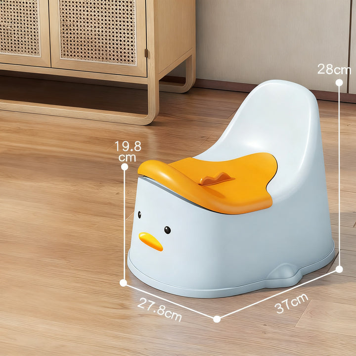 Kindersitz mit Rückenlehne für die Toilette