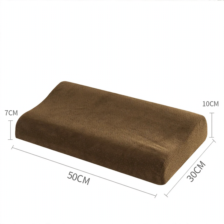 Nackenstützkissen aus Memory-Foam, Wellenform