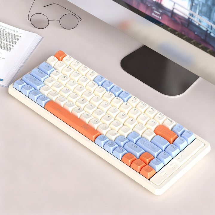 Kabelgebundene Gaming-Tastatur mit mechanischen Schaltern