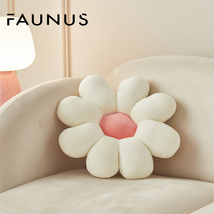 Sitzkissen mit Blumenmuster aus Polyester