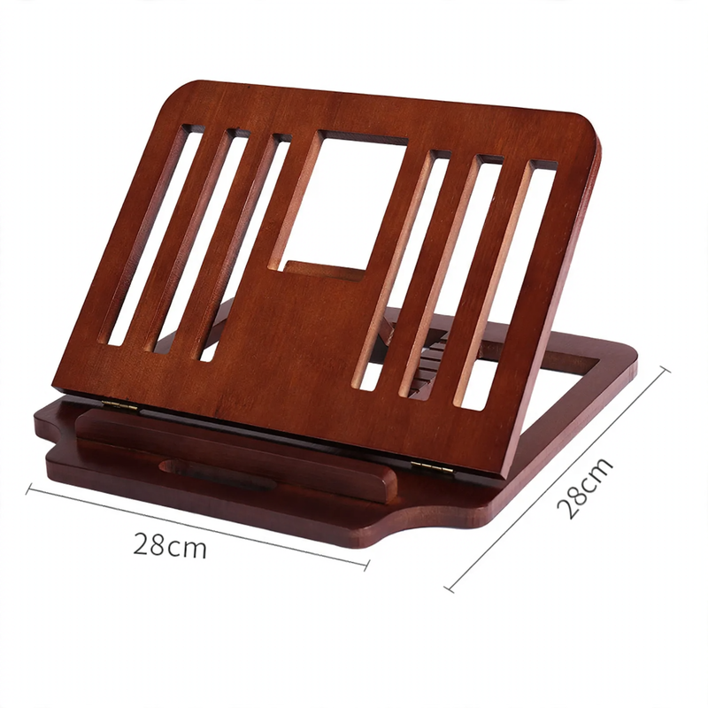 Holz-Laptop-Ständer mit Schreibtisch-Organizer
