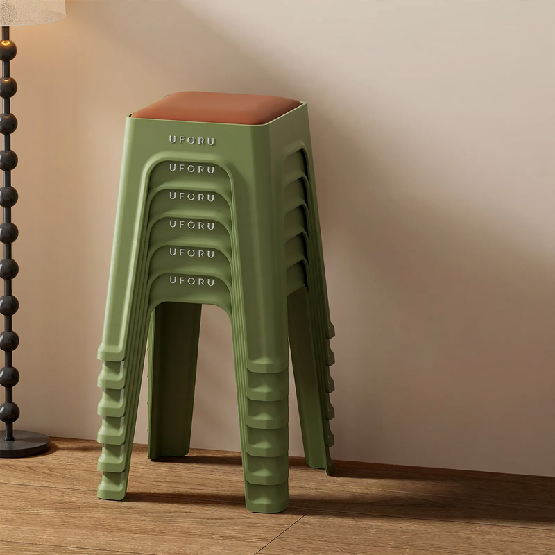 Kunststoffhocker stapelbar, verstärkt, Modell DA1408