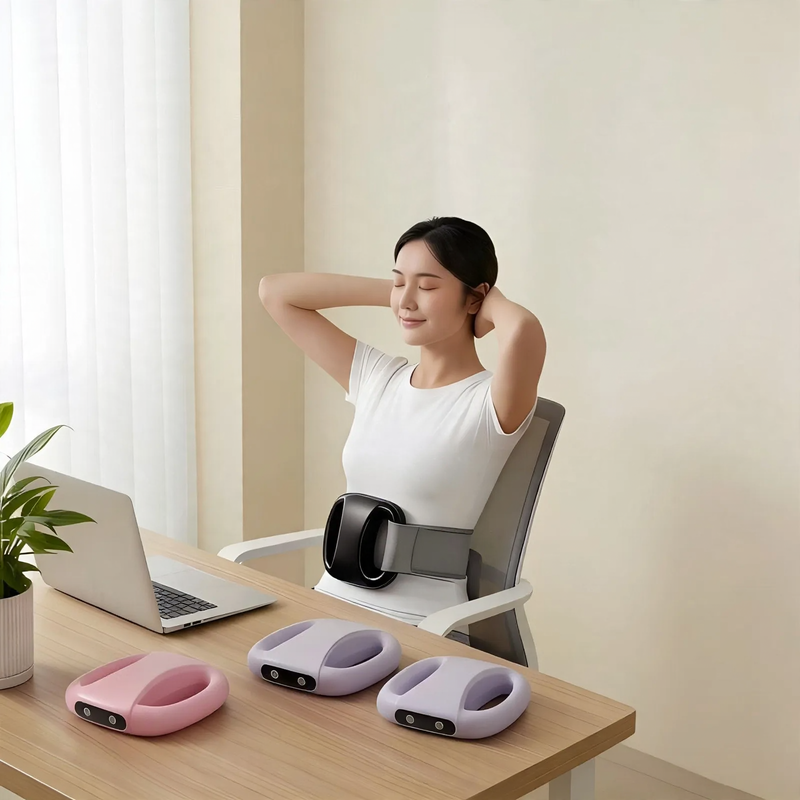 Elektrischer Faszien-Massagering für die Bauchpartie