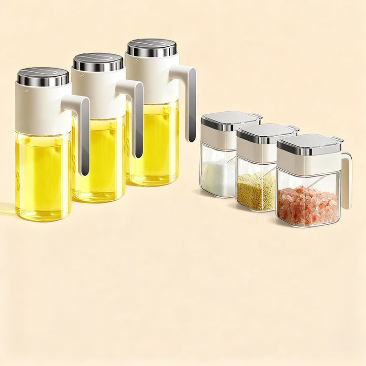 Gewürzbox aus Glas mit dichtem Verschluss