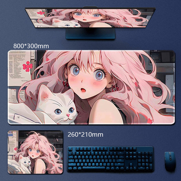 XXL Gaming-Mousepad mit Anime-Design
