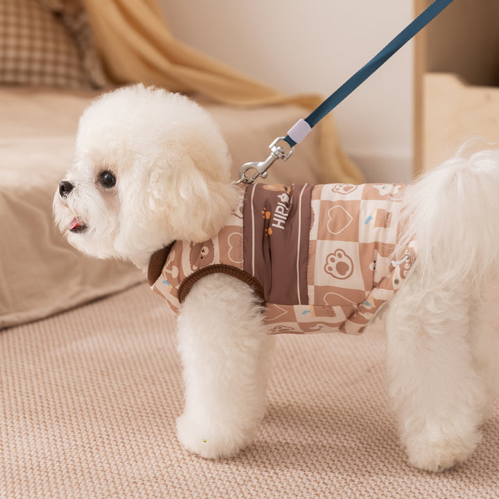 Wattierte Wärmeweste für kleine Hunde und Katzen