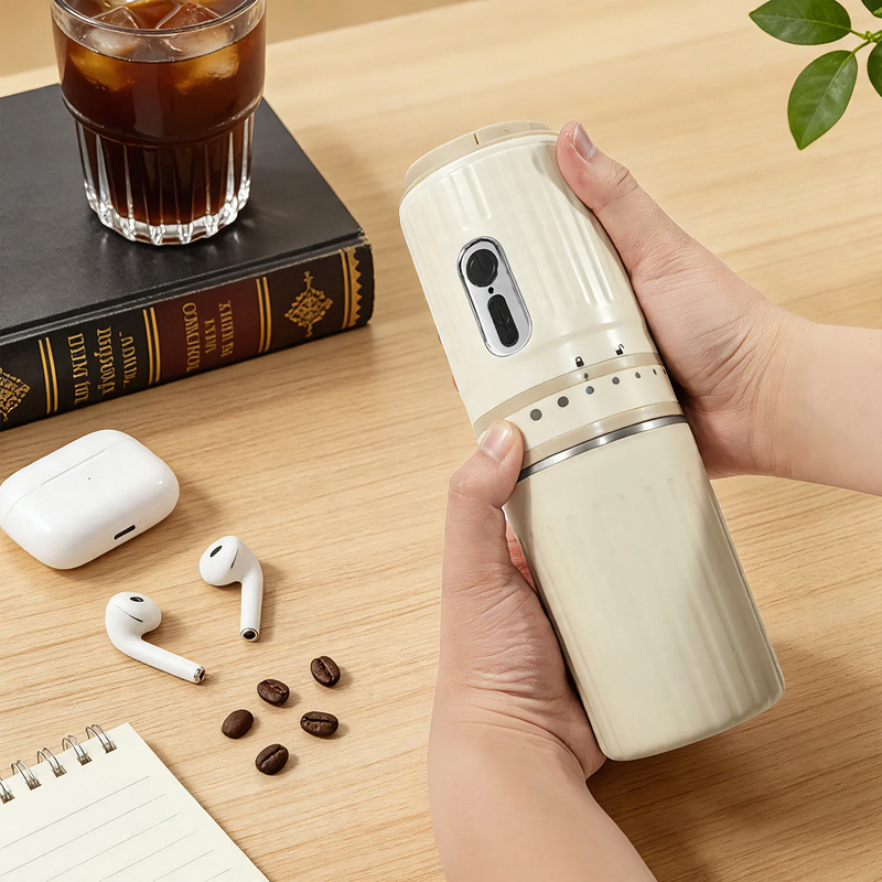 Tragbare Espresso-Maschine mit Mühle, Modell ABS