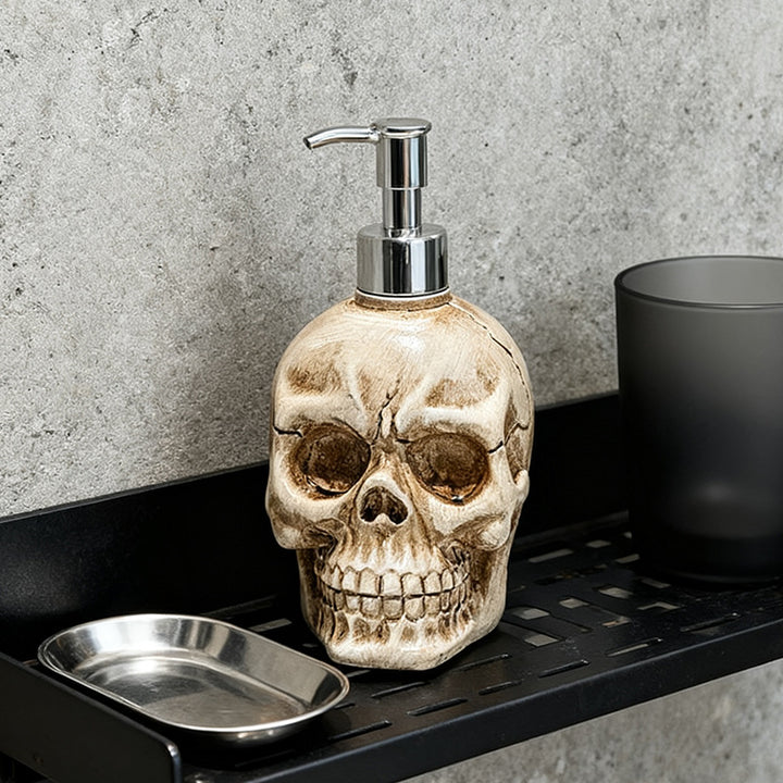 Totenkopf Pumpflasche für Badezimmer