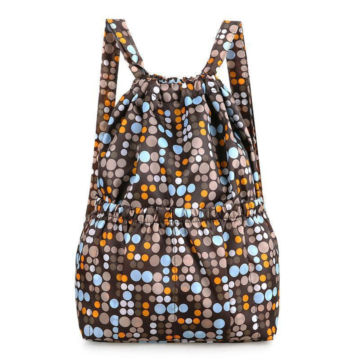 Damen-Rucksack mit Druckmuster, strapazierfähig, großes Volumen