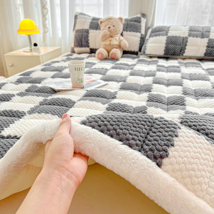 Fleece-Bettauflage, warm und weich