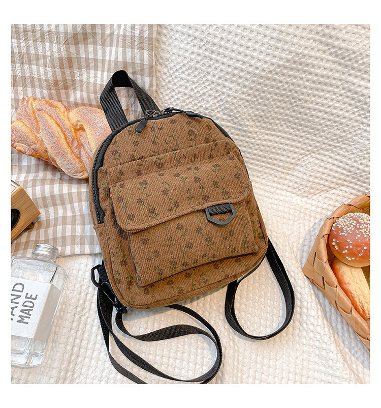 Rucksack aus Cord, zeitlos und strapazierfähig