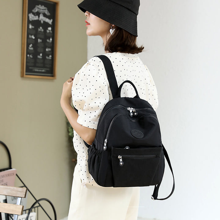 Damen-Rucksack, Nylon, abriebfest, große Kapazität