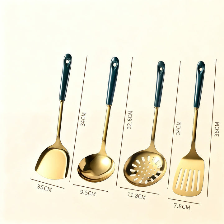 Kochbesteck-Set aus Edelstahl