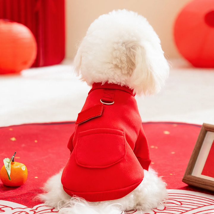 Neujahrspullover für Hunde und Katzen, Fleece