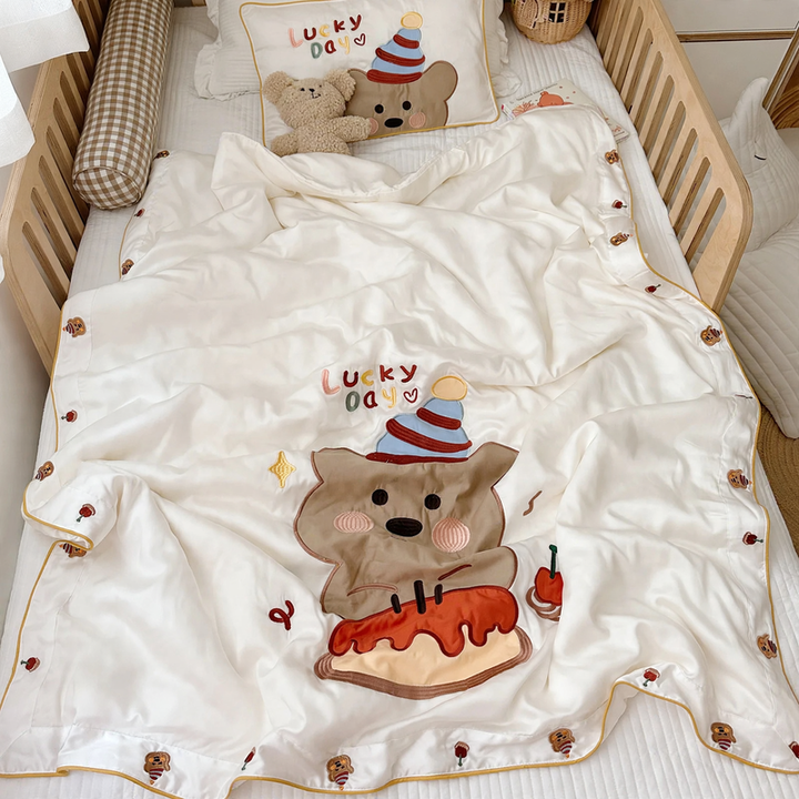 Sommerdecke aus Lyocell mit Seidenfüllung