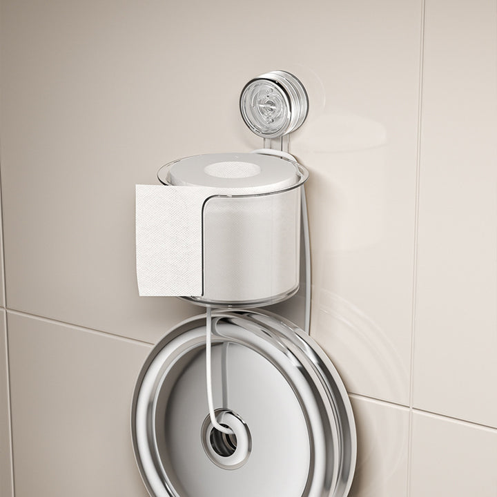 Saugnapf-Toilettenpapierhalter, wandmontiert