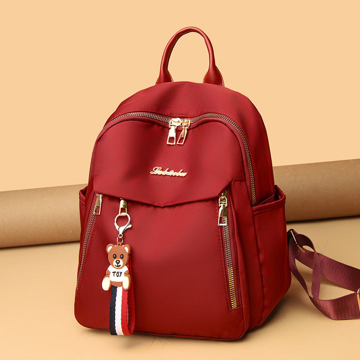 Oxford-Rucksack Damen, 25×12×29 cm, atmungsaktiv