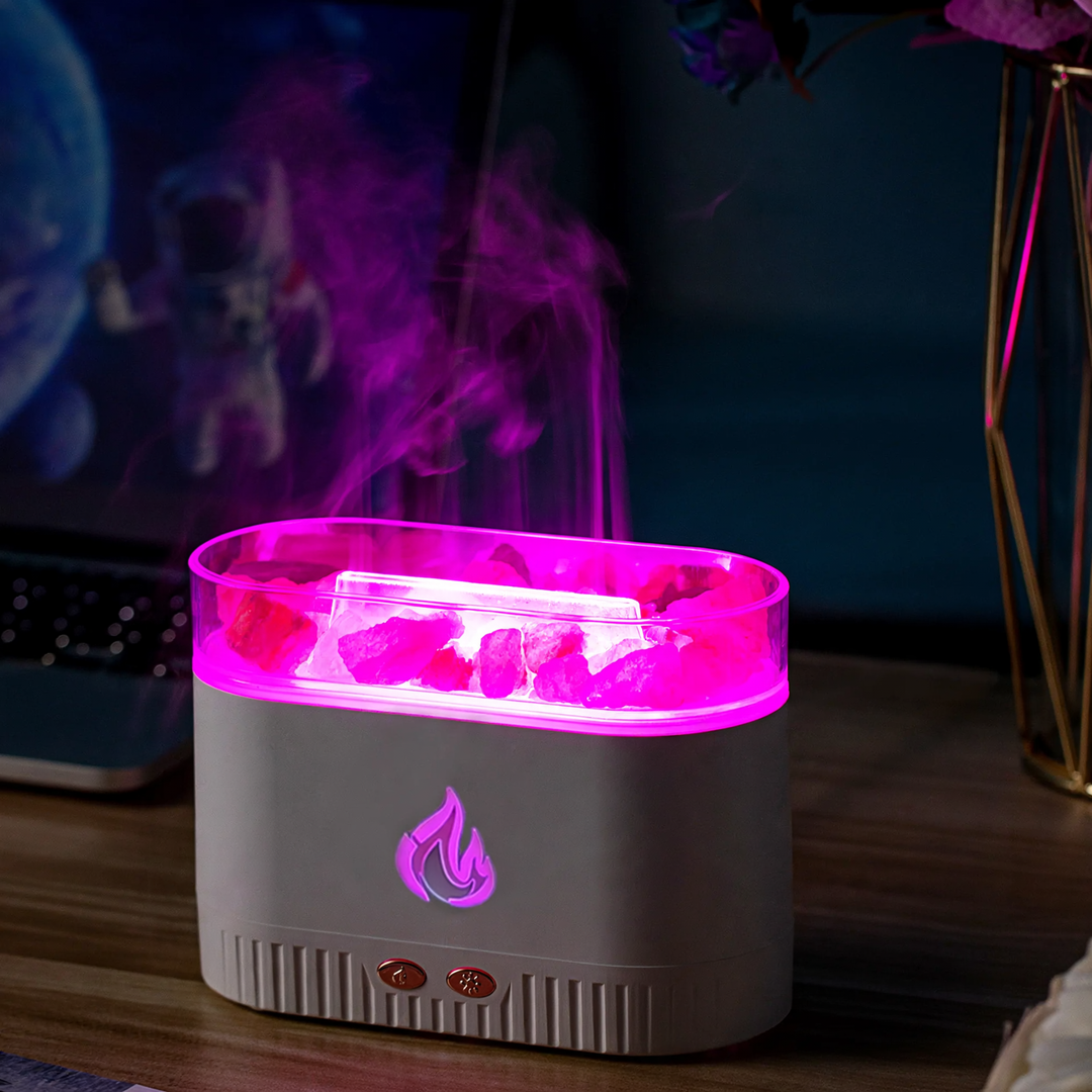Kristall-Aroma-Diffuser mit Befeuchtung