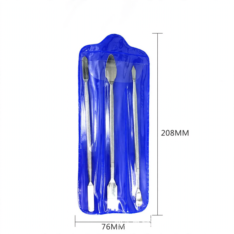 Nagel-Mischpalette aus Edelstahl, verschiedene Formen