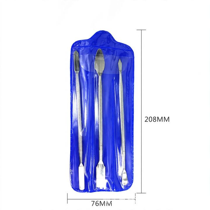 Nagel-Mischpalette aus Edelstahl, verschiedene Formen