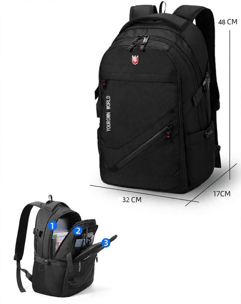 Rucksack mit Laptopfach, 15 Zoll