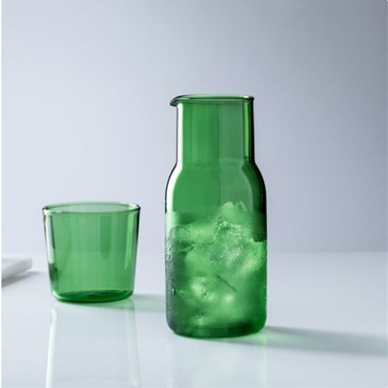 Glaskanne mit Glas, hitzebeständig