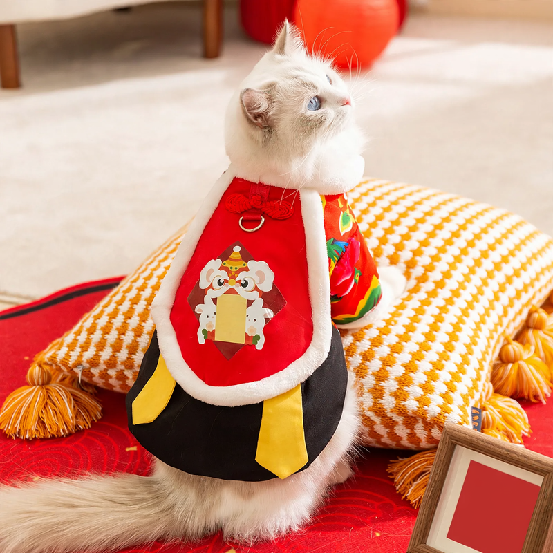 Wattierte Winterkleidung für Katzen und Hunde