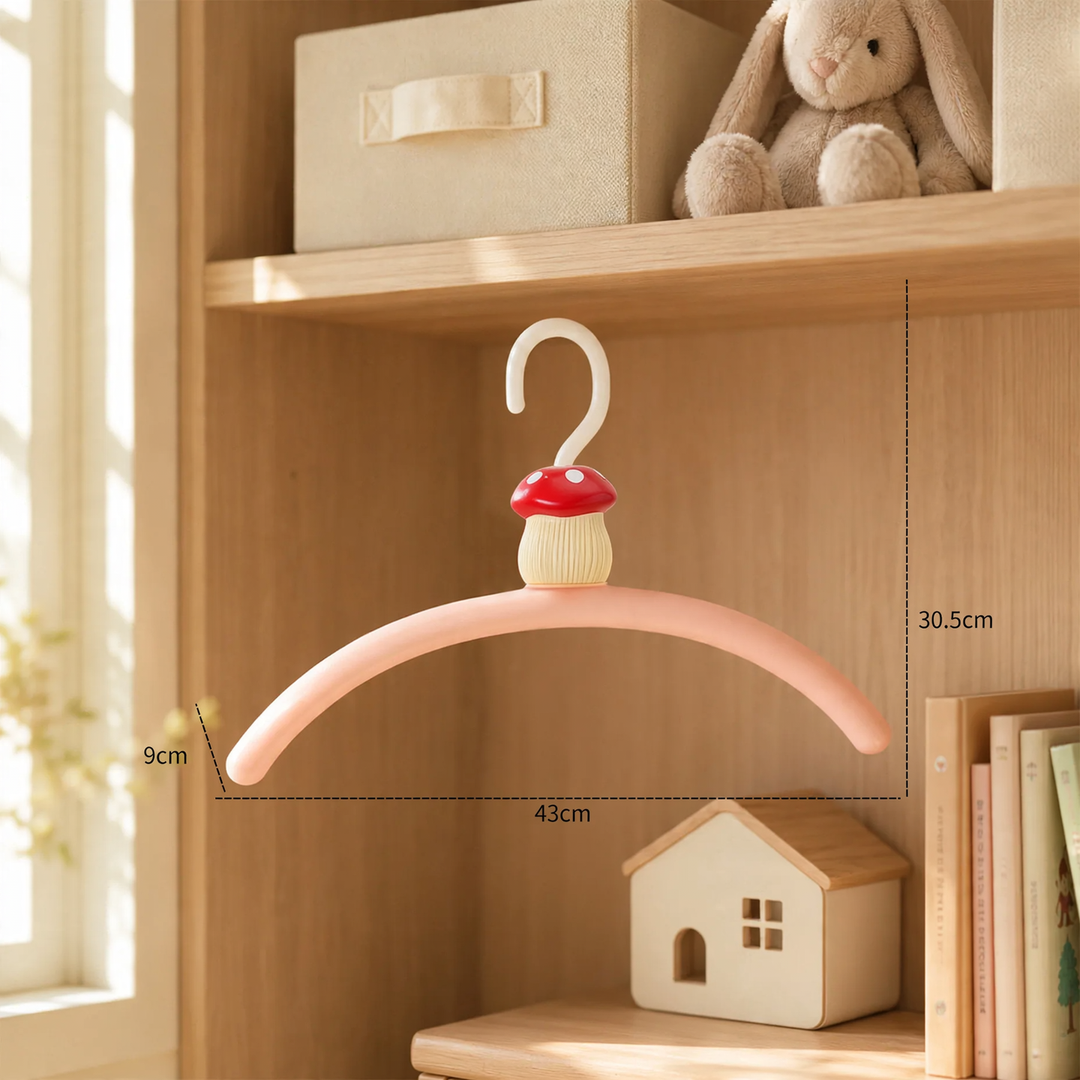 Pilz-Kleiderbügel für Kinder, ABS-Kunststoff